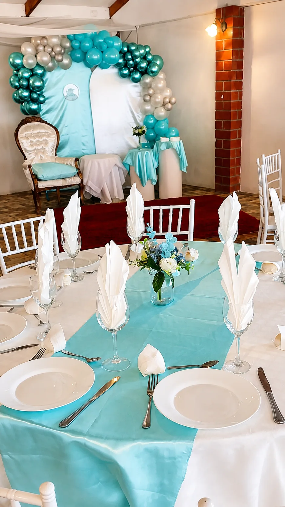 Decoración y montaje de mesa para celebración